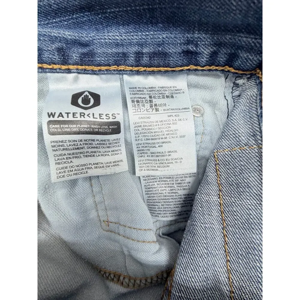 Levi’s 569 Loose Straight Jeans Men’s 31x32 Medium Wash Denim Red Tab